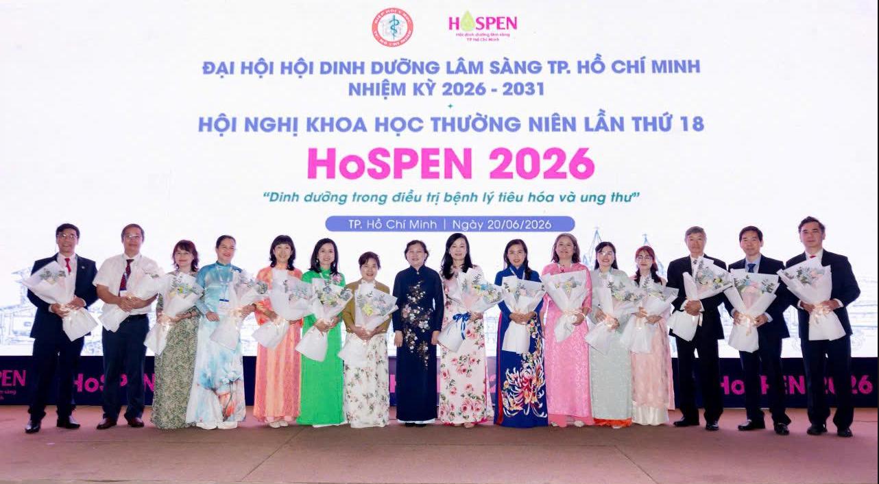 Ban Chấp hành Hội Dinh dưỡng lâm sàng nhiệm kỳ 2026–2031